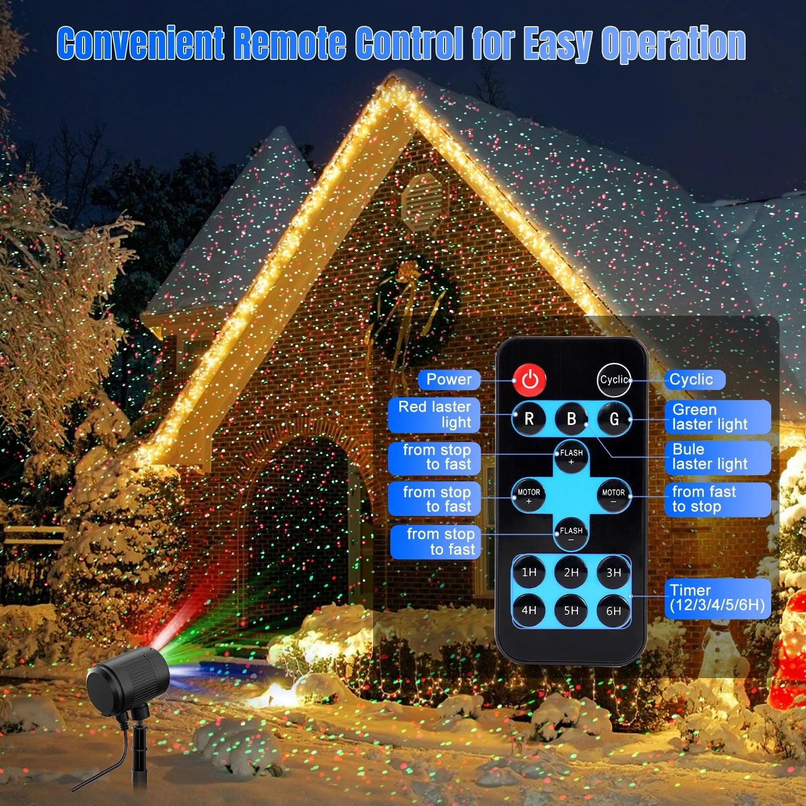 Outdoor Laser Christmas Projector Lights