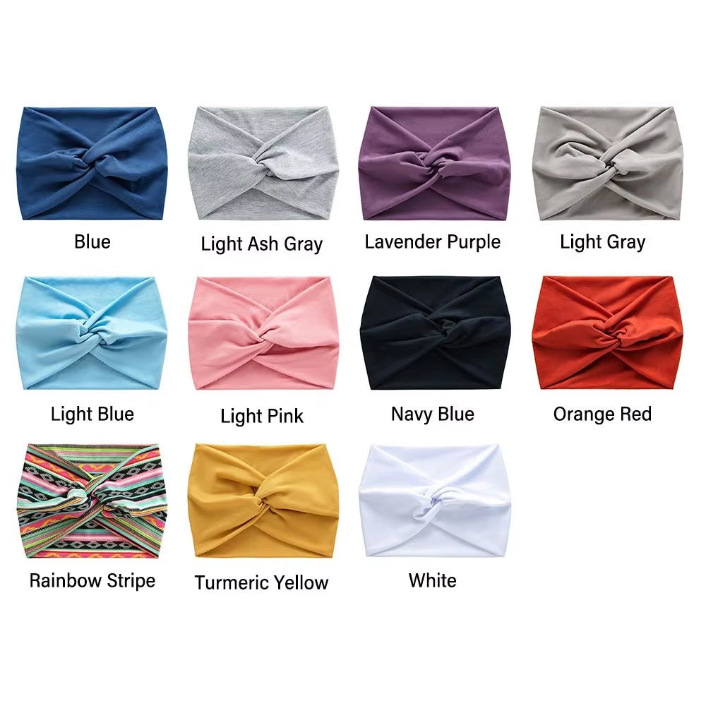 Women Wide Turban Hair Accessory Headbands