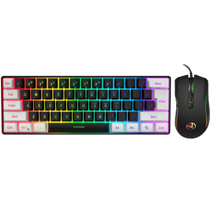61-key wired keyboard and mouse set