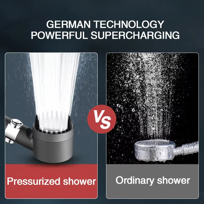 High Pressurized Filter 3-Mode Shower Head