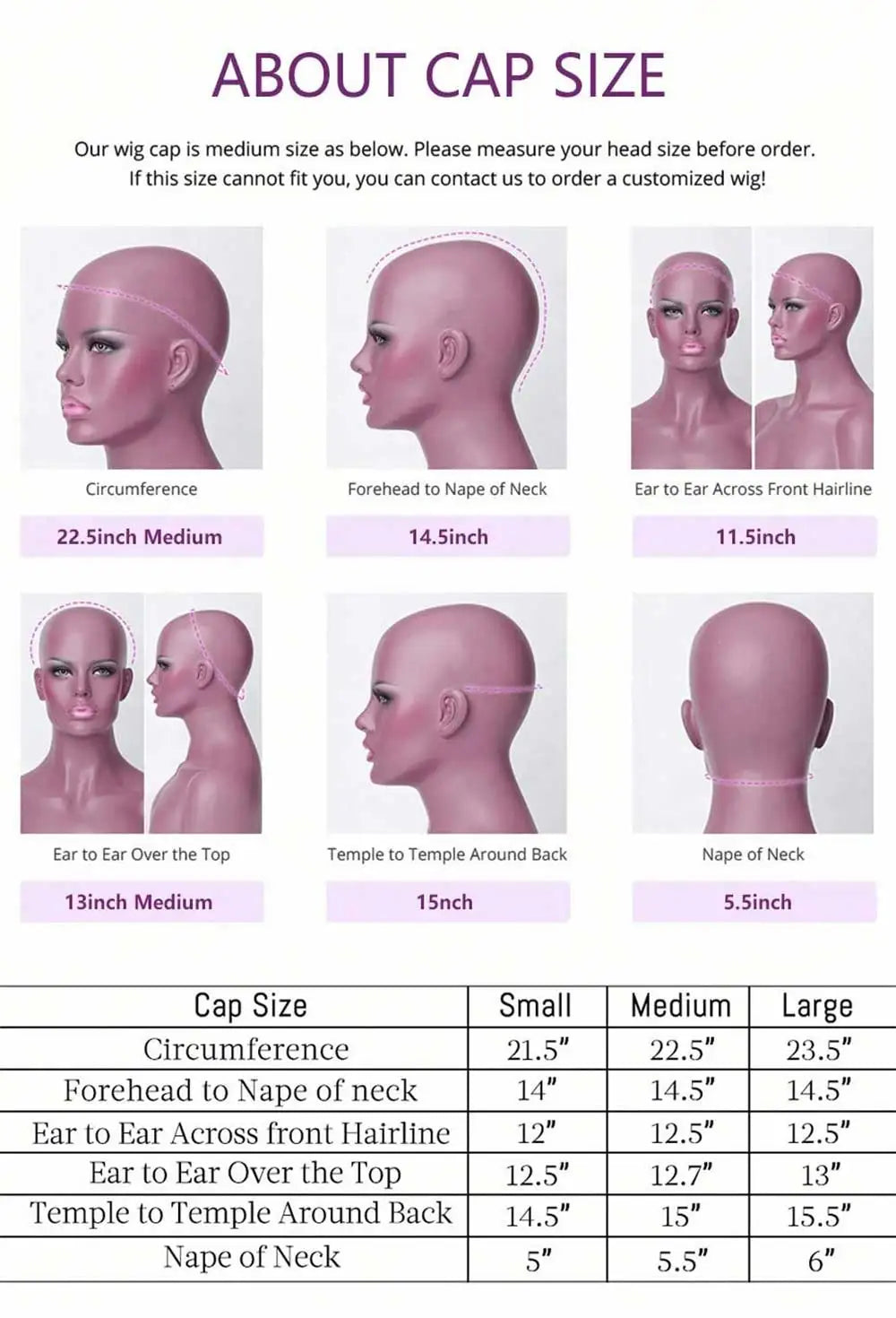 3-in-1 Afro Kinky Curly Half Wig with Headband & Drawstring