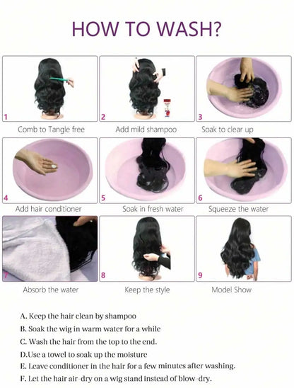 3-in-1 Afro Kinky Curly Half Wig with Headband & Drawstring