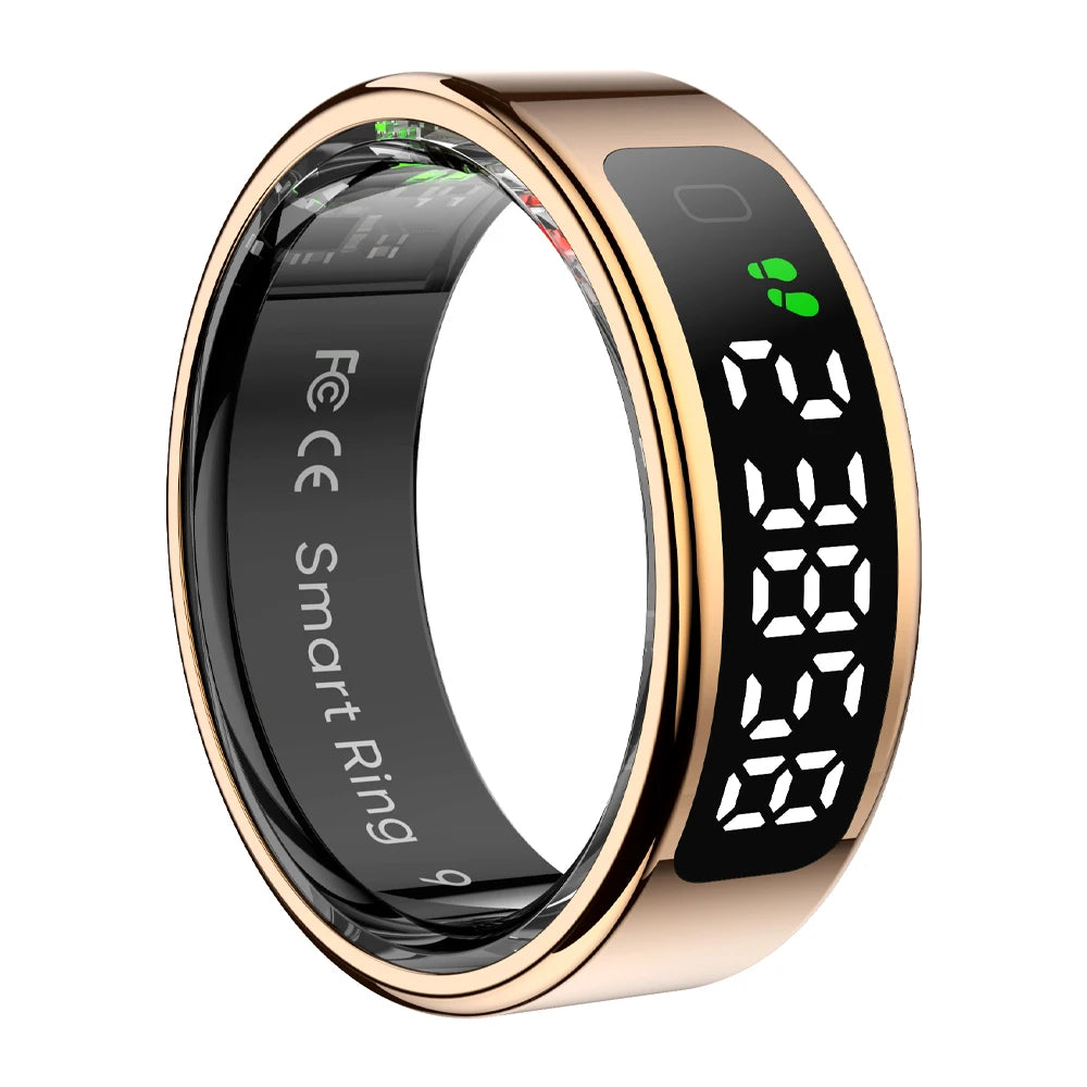 Unisex Smart Ring with Display Screen
