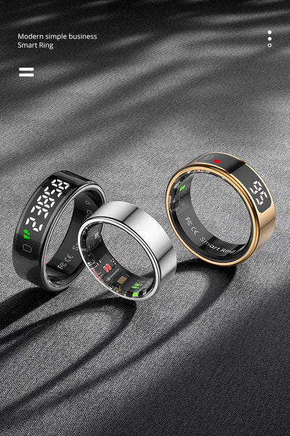 Unisex Smart Ring with Display Screen