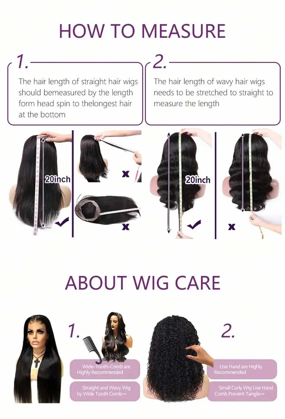 3-in-1 Afro Kinky Curly Half Wig with Headband & Drawstring