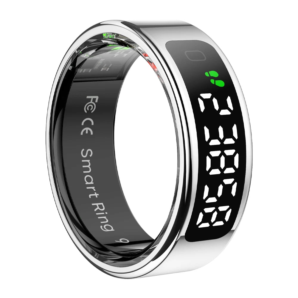 Unisex Smart Ring with Display Screen