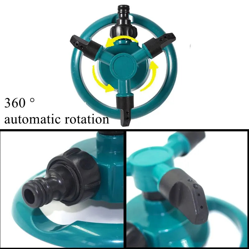 Sprinkler Nozzle 360 Degree Automatic Rotating Water Spray