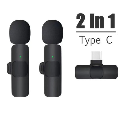Wireless Lavalier Mini Microphone