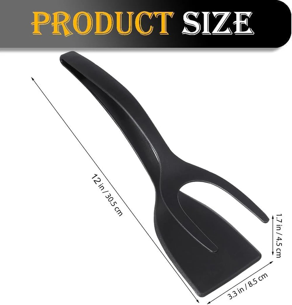 2 in 1 Grip Flip Spatula Tongs