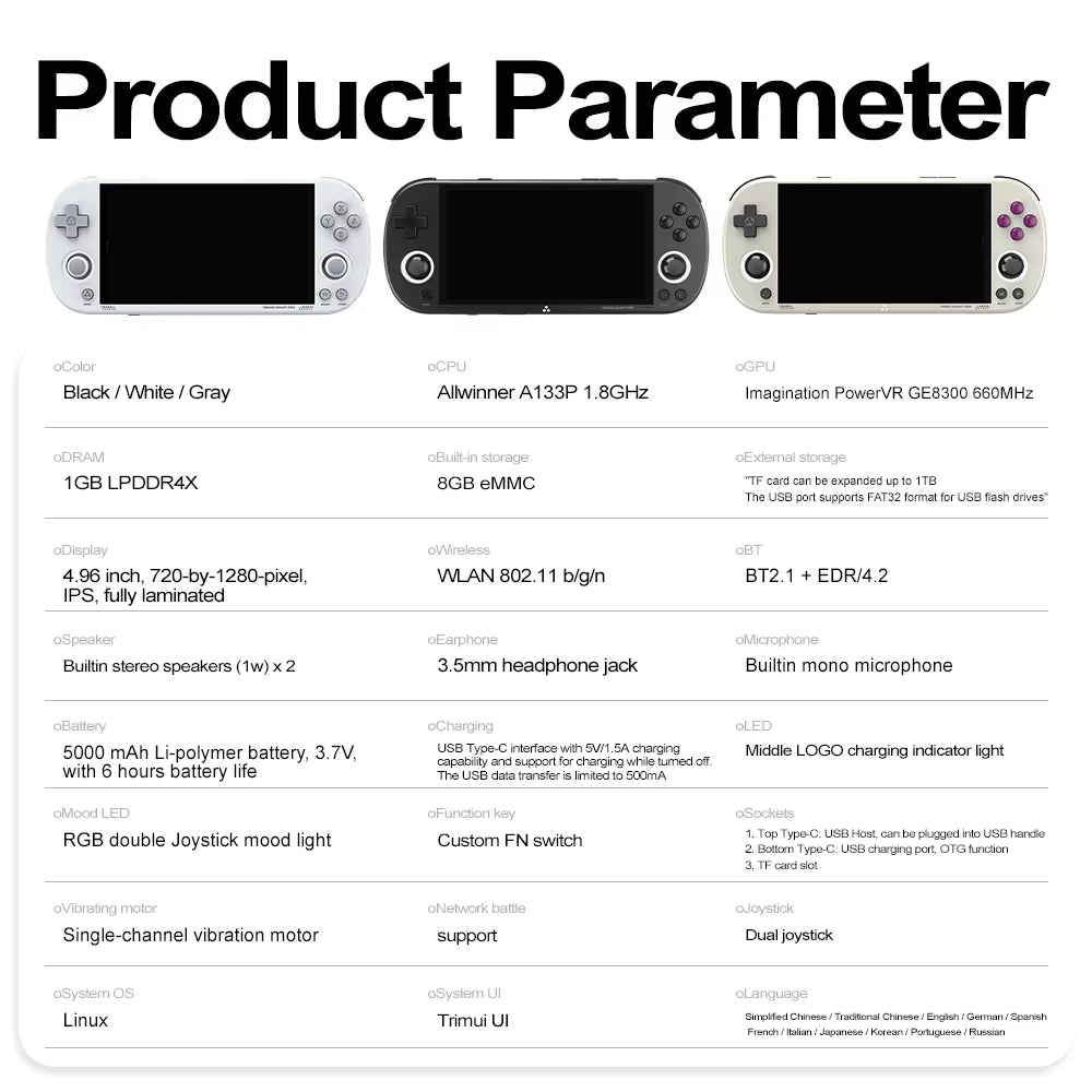 Smart Pro Handheld Retro Game Console