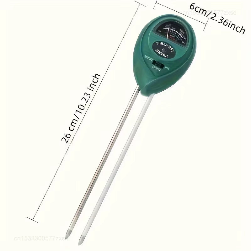 3 in 1 Soil PH Meter Sunlight Tester Moisture Sensor