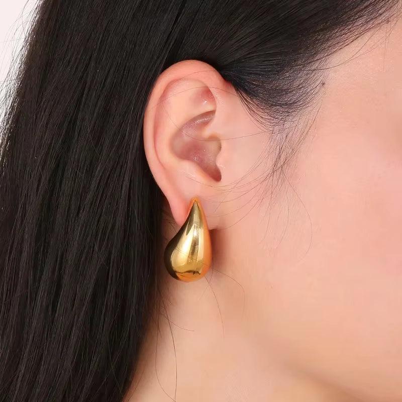 Women Water Drop Hook Earrings