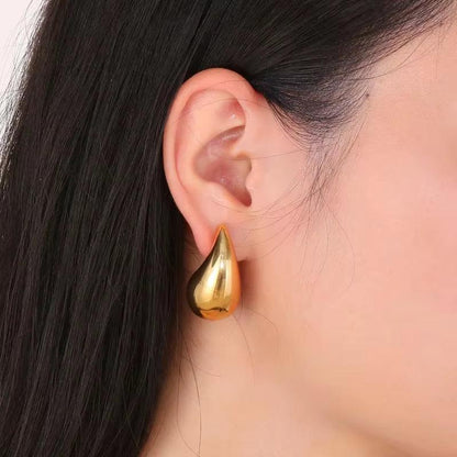 Women Water Drop Hook Earrings