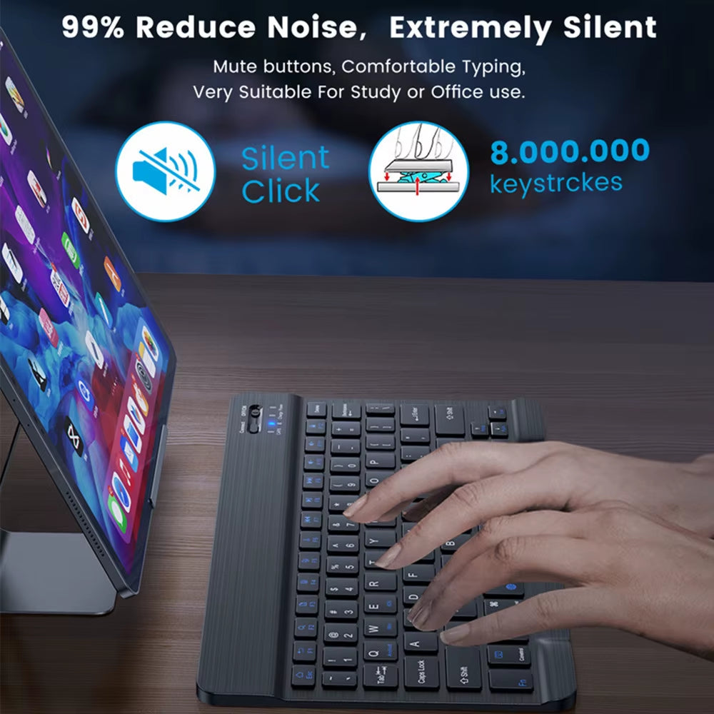 Bluetooth Wireless Keyboard Mouse for IOS Android Windows