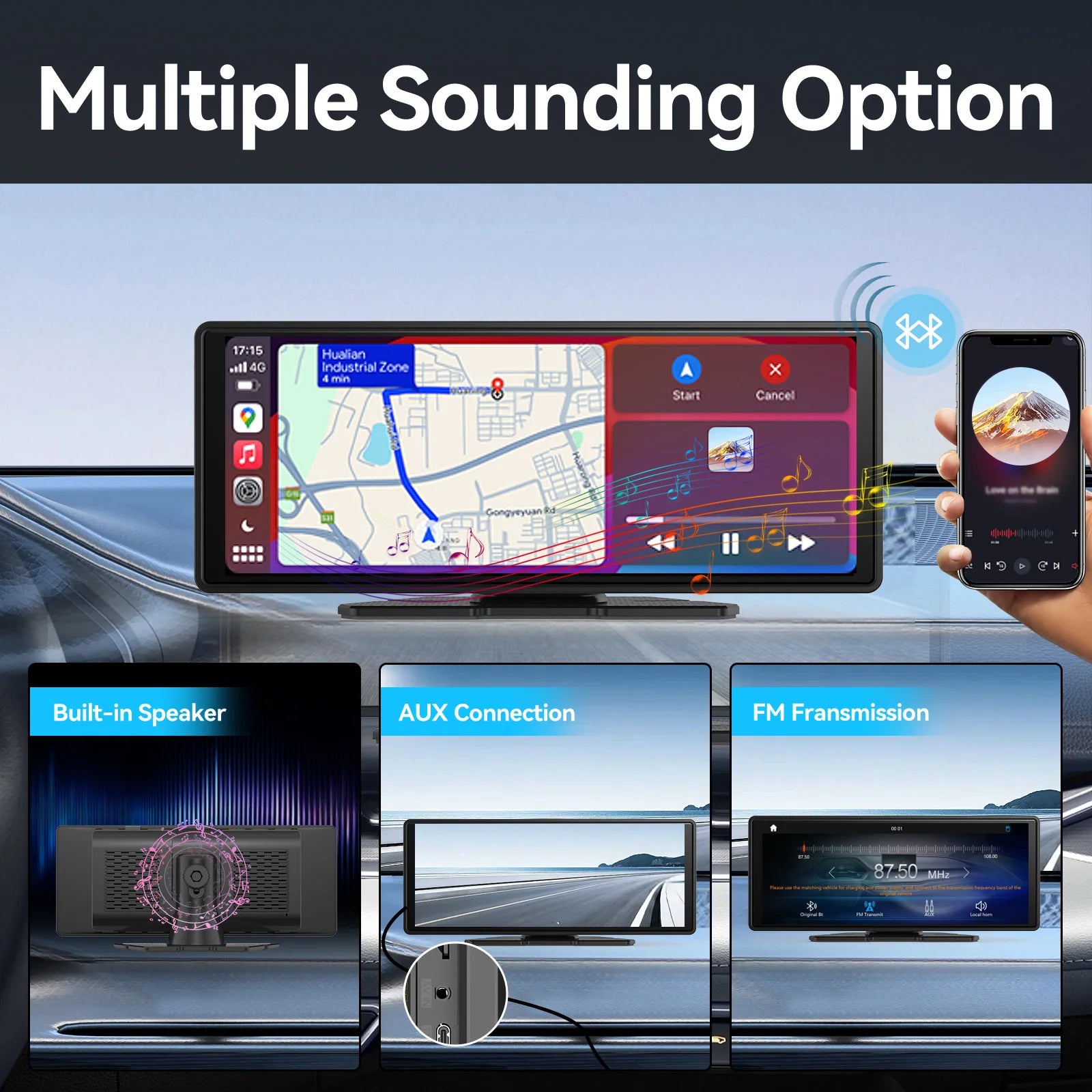 Universal Portable Wireless Car Screen