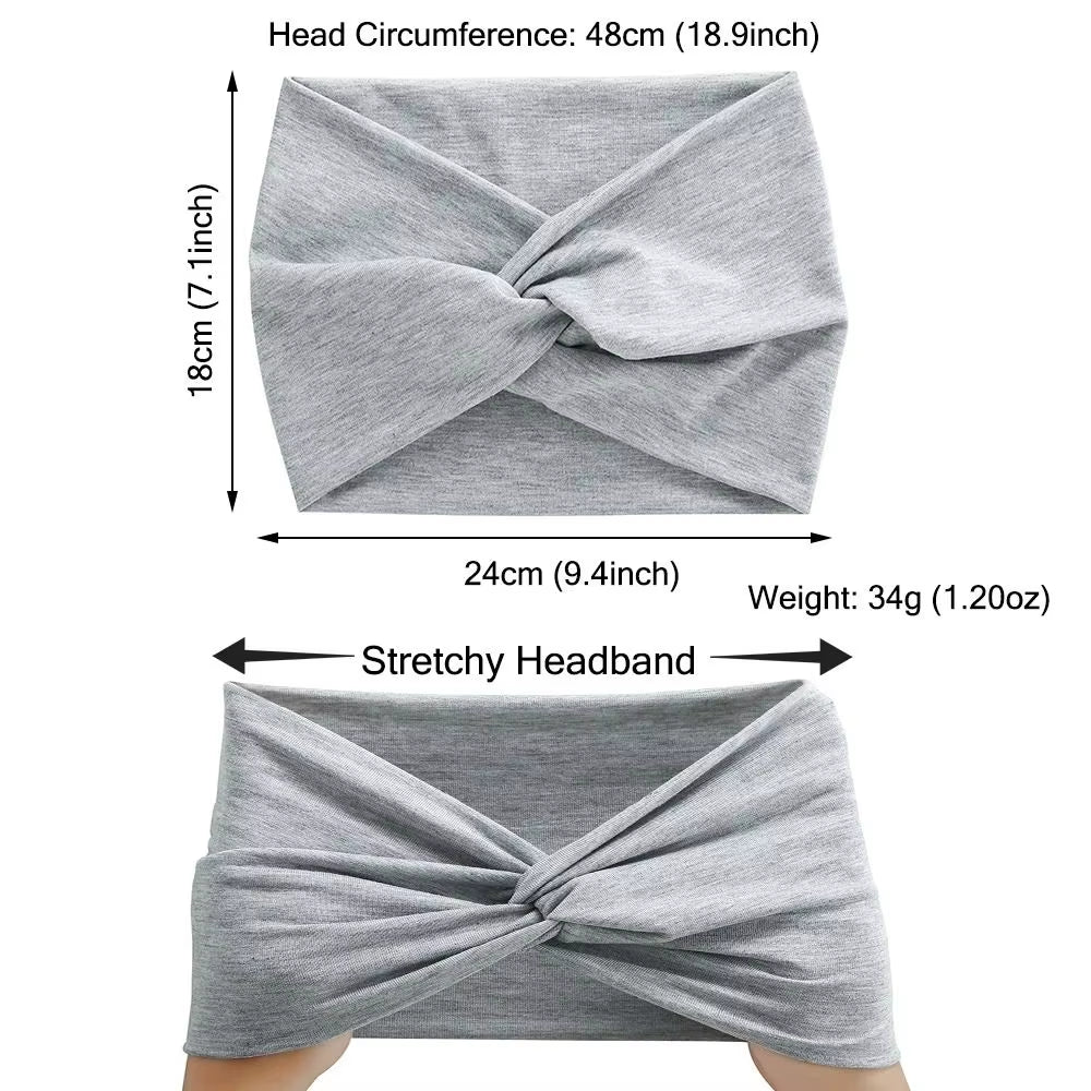 Women Wide Turban Hair Accessory Headbands