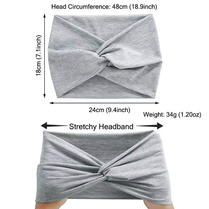 Women Wide Turban Hair Accessory Headbands