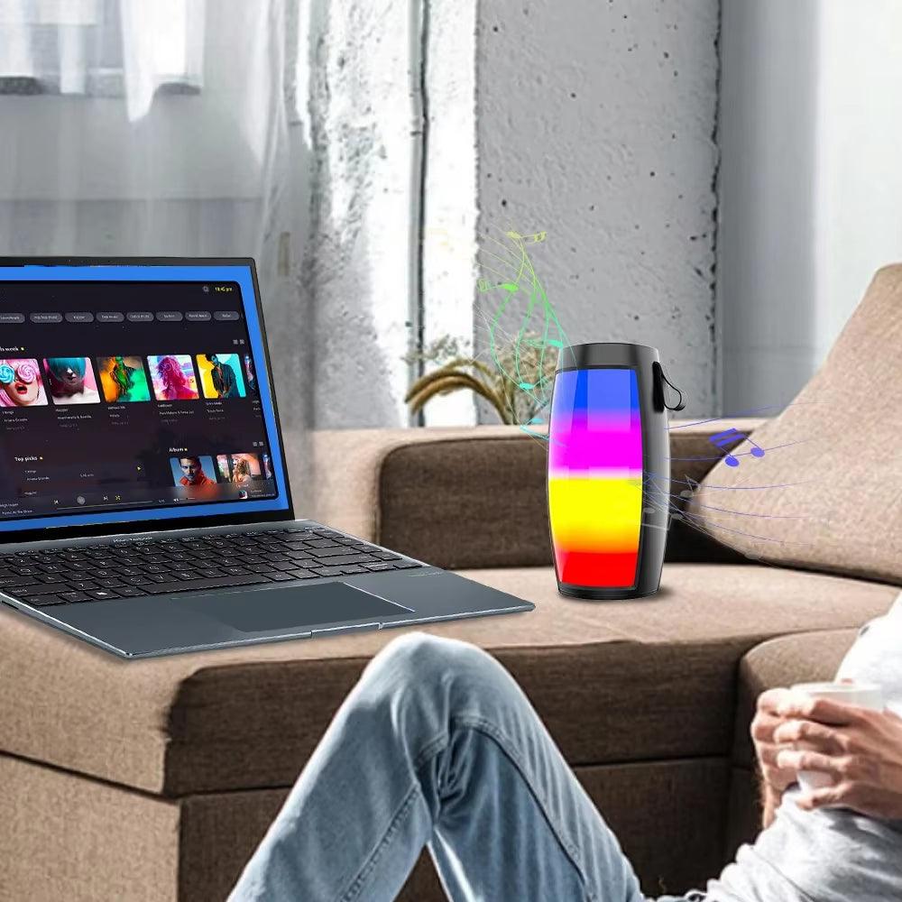 Portable Bluetooth Speakers LED Lights Loudspeaker Outdoor Supportstf Car Audio Gift Wireless Sound Box