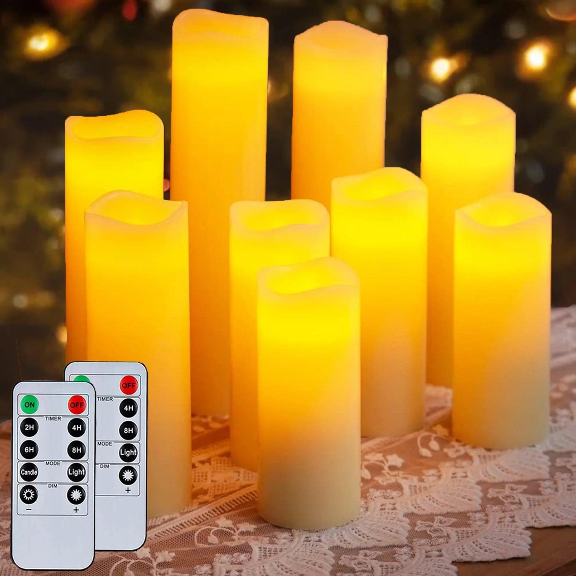 Flameless Pillar LED Candles