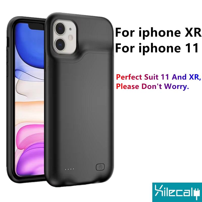 Xilecaly Battery Case for Iphone 15 Pro Max 13 14 Pro 12 Mini Power Bank Charging Power Case for Iphone XS Max XR 7 8 plus SE2 3