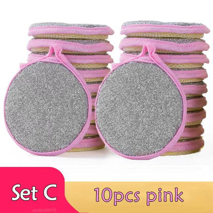 Double Side Dishwashing Sponge