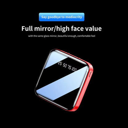 Mirror LED Digital Screen Power Bank Charger