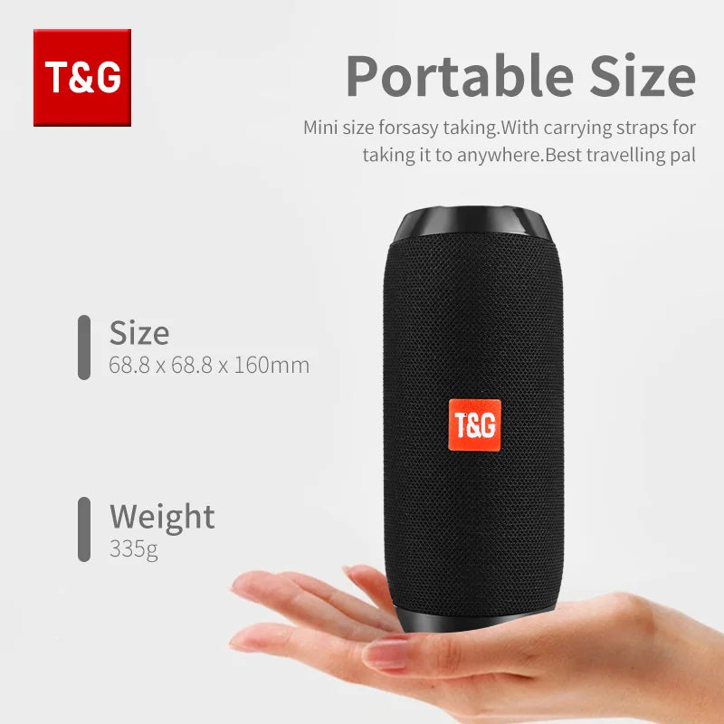 TG117 Portable Bluetooth Waterproof Loudspeaker