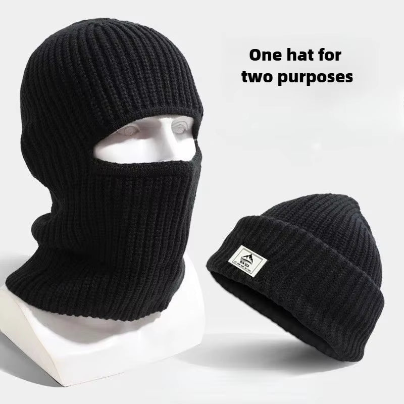Unisex Winter 2 in1 Mask Beanie