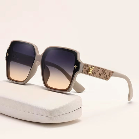 Women Fashion Square Frame UV Protection Sunglasses