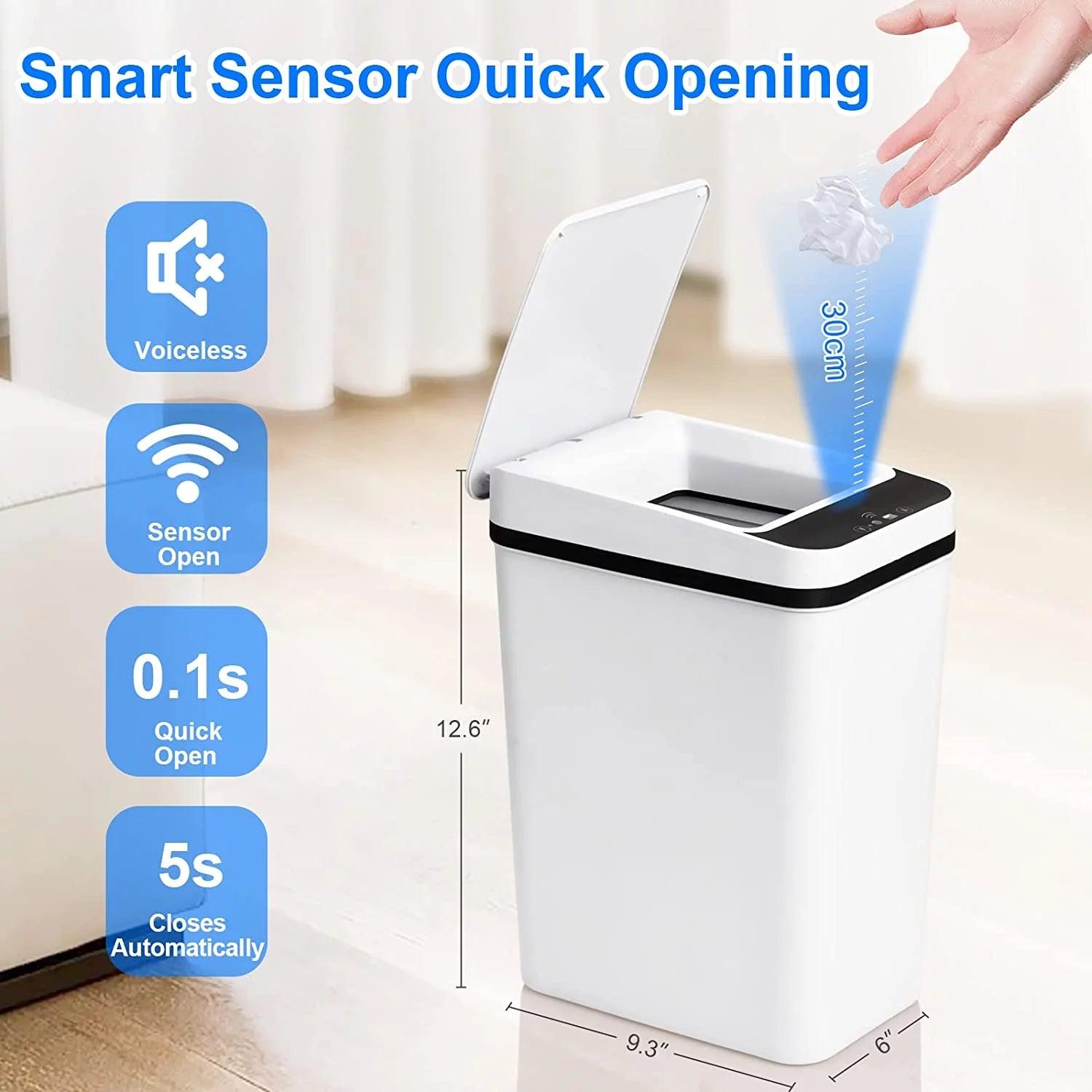 Smart Touchless Trash Can