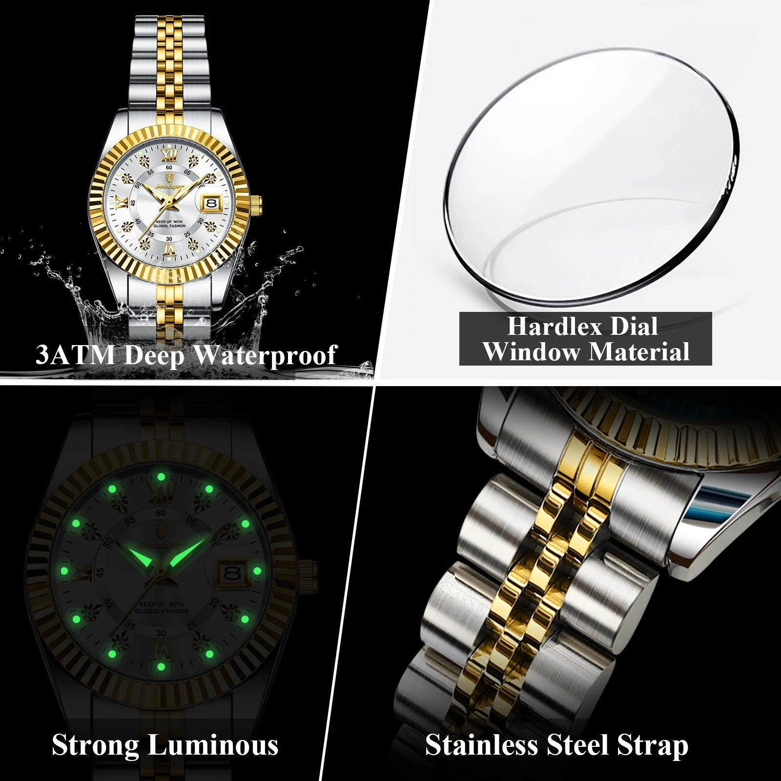 Elegant Women Waterproof Quartz Watch