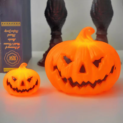 Halloween Pumpkin Candle Light Skull Ghost Face Lantern