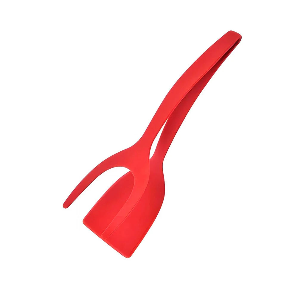 2 in 1 Grip Flip Spatula Tongs